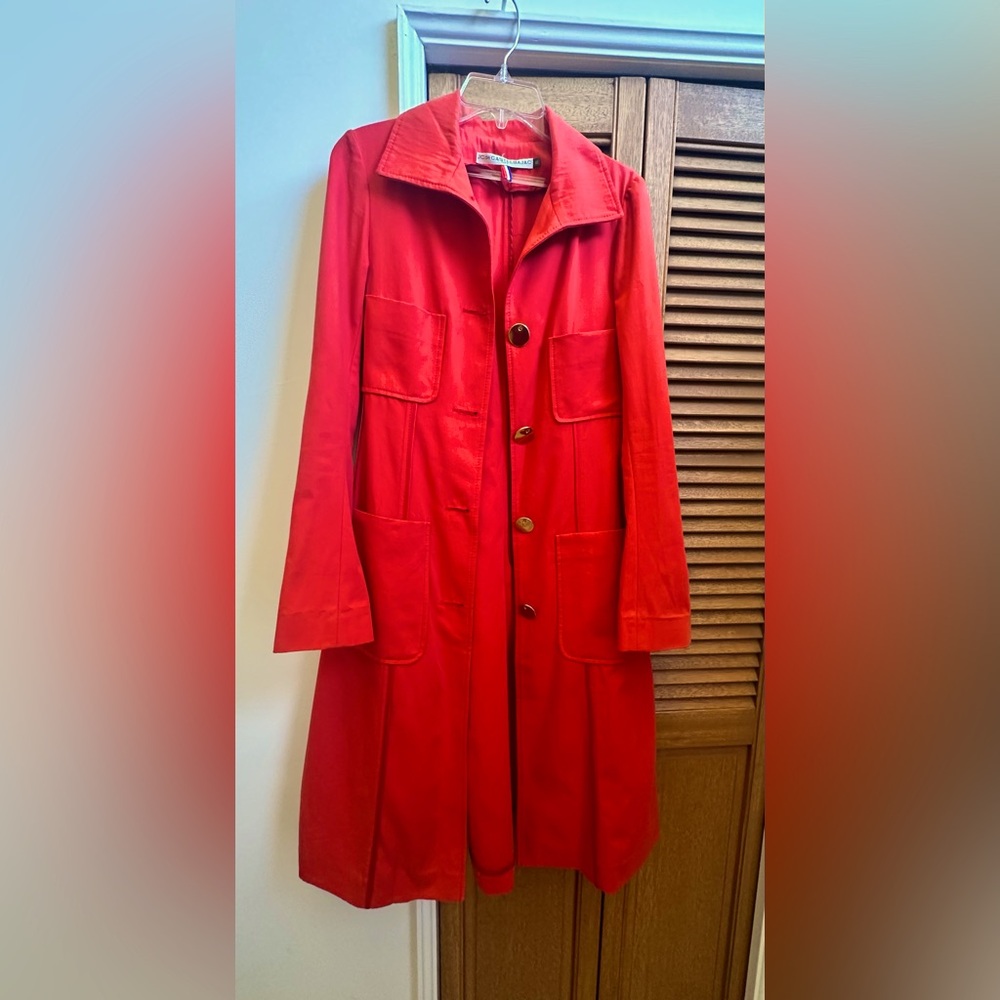 Jean-Charles de Castelbajac Red Coat wt gold buttons Size 40